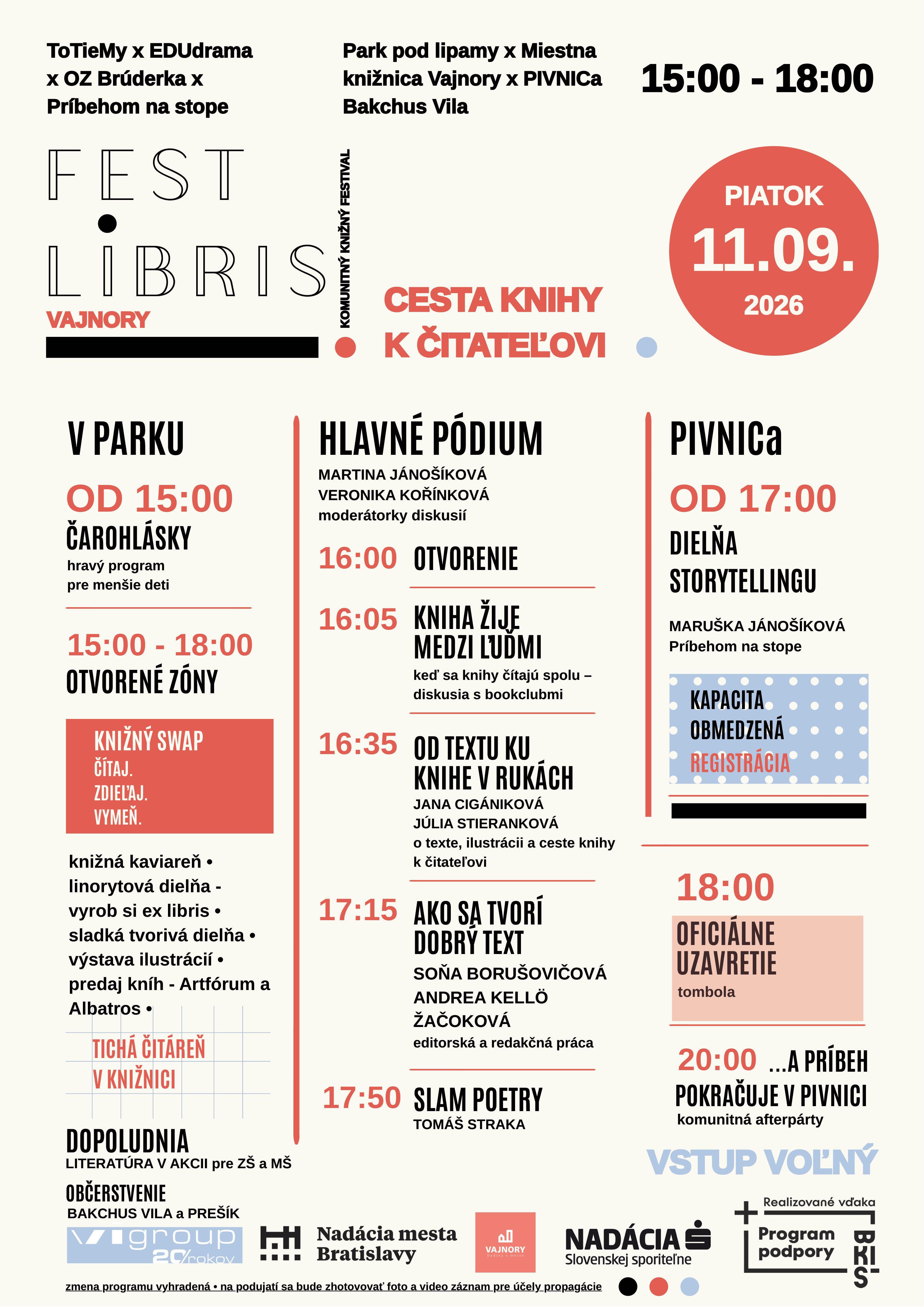 Plagát Fest libris