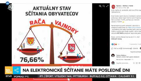 5 746 Vajnorákov a Vajnoráčok sa sčítalo
